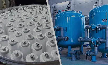 Manganese sand filter